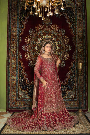 Raqs-e-Gul Bridal Lehenga